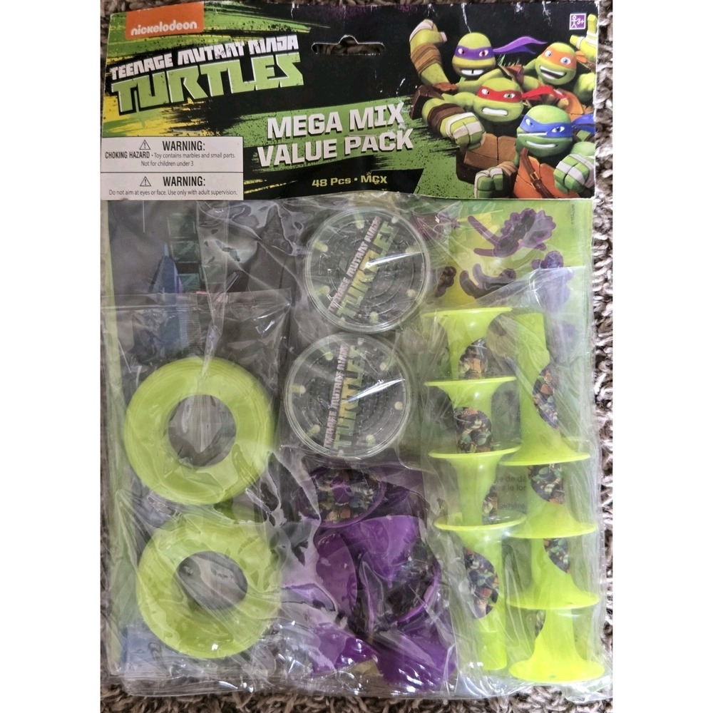 TEENAGE MUTANT NINJA TURTLES MEGA Party 48 pc NEW Nickelodeon American Greetings